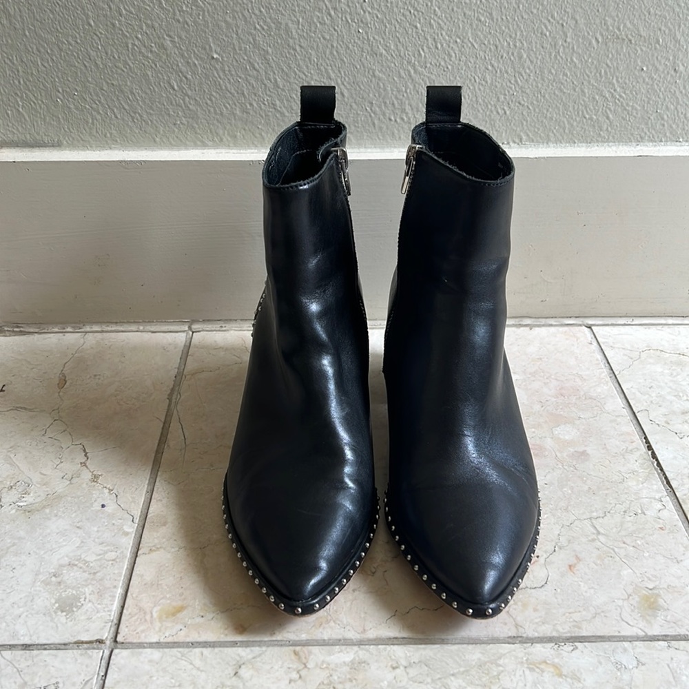 Dolce Vita Black Studded Booties